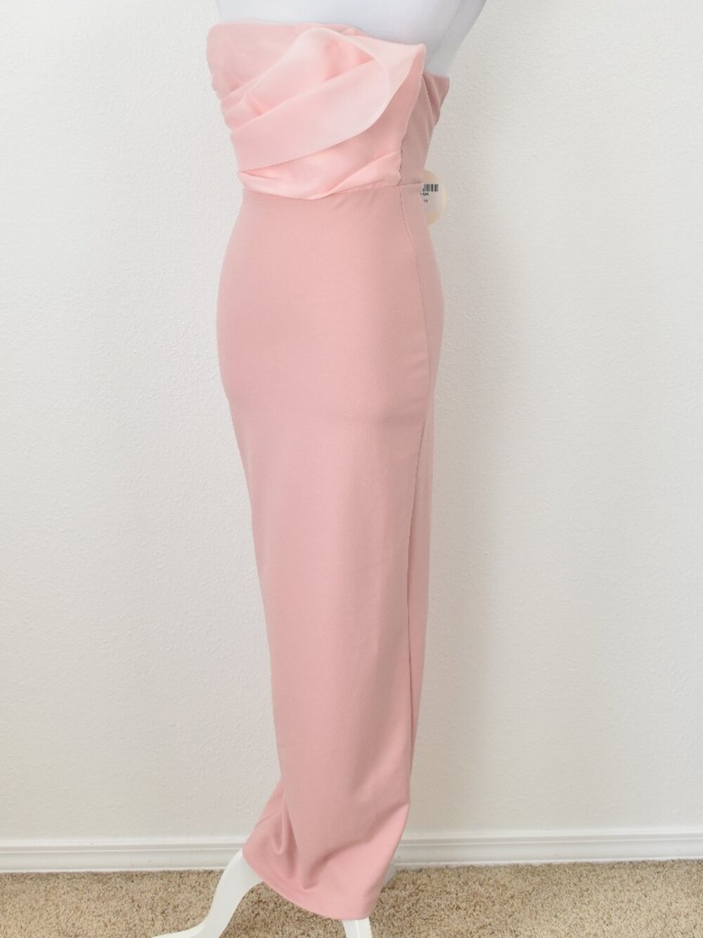 Here Comes the Sun Selfie Leslie Karaline Strapless Dress Blush NEW - XS - Picture 3 of 12
